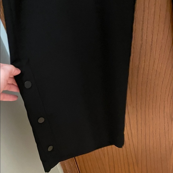 LOFT UEC Women’s Size 14 Black Dress Pants trousers with side detail 4 pockets - Picture 4 of 9